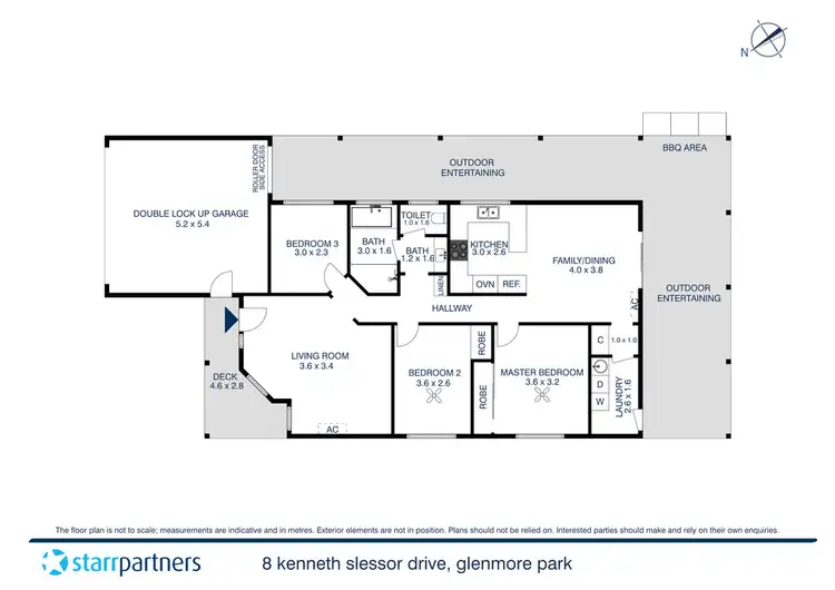 Floorplan of Homely house listing, 8 Kenneth Slessor Drive, Glenmore Park NSW 2745