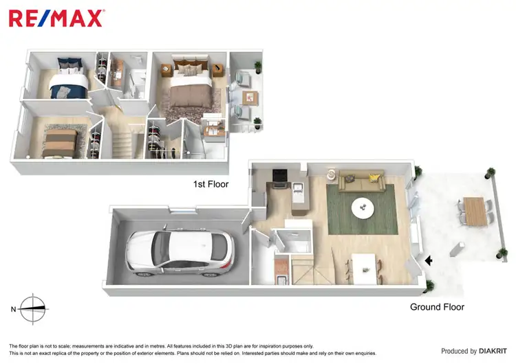 Floorplan of Homely townhouse listing, 3/22 Querrin Street, Yeronga QLD 4104