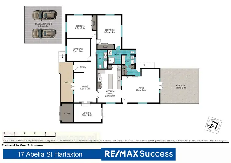 Floorplan of Homely house listing, 17 Abelia Street, Harlaxton QLD 4350