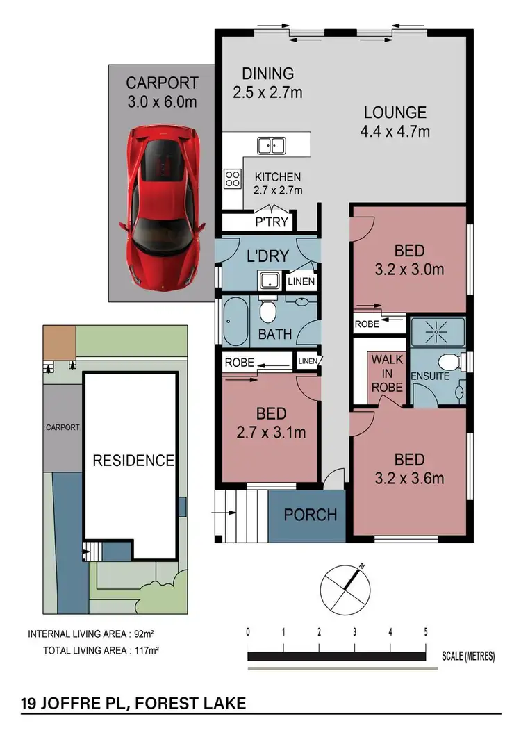 Floorplan of Homely house listing, 19 Joffre Pl, Forest Lake QLD 4078