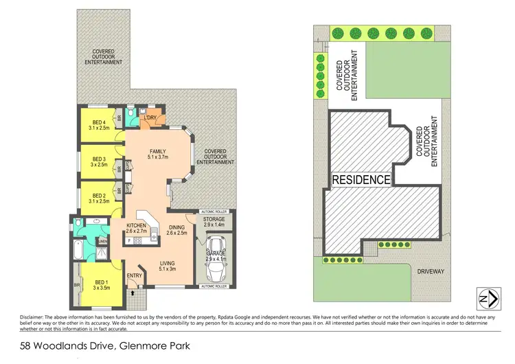 Floorplan of Homely house listing, 58 Woodlands Drive, Glenmore Park NSW 2745