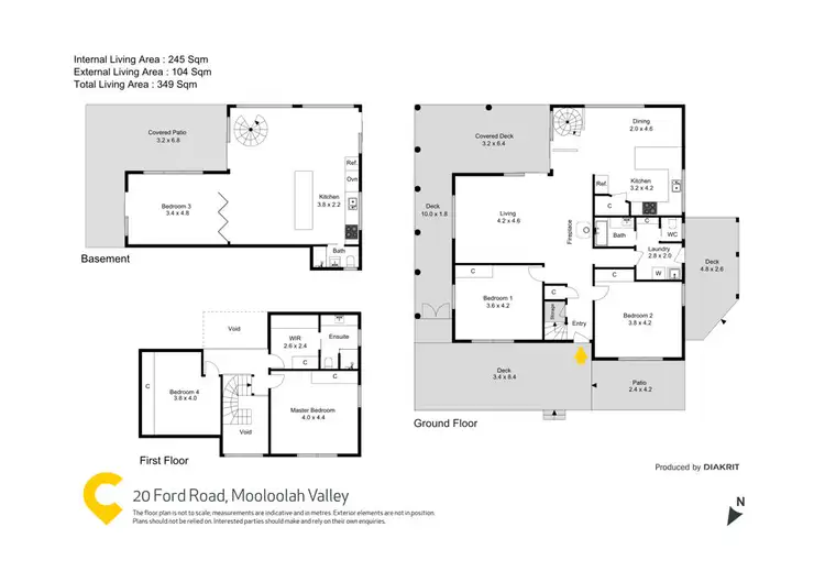 Floorplan of Homely house listing, 20 Ford Road, Mooloolah Valley QLD 4553