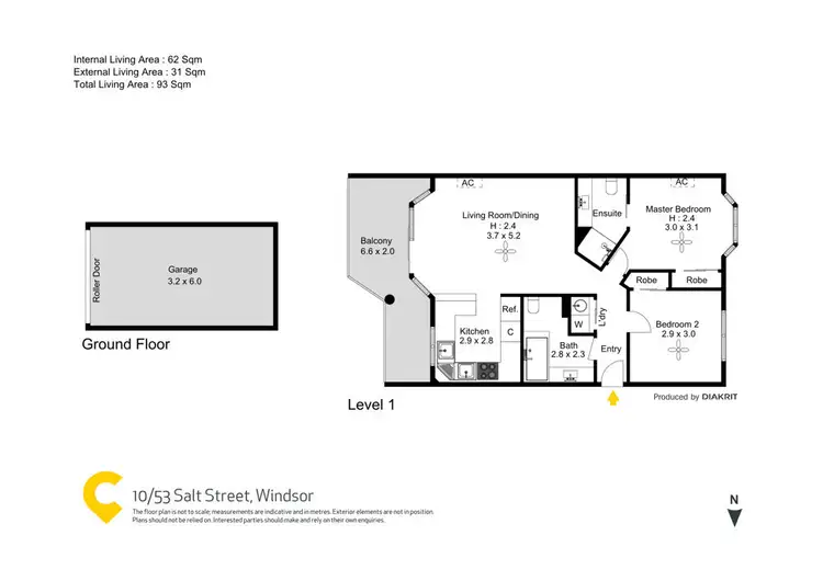 Floorplan of Homely unit listing, 10/53 Salt Street, Windsor QLD 4030