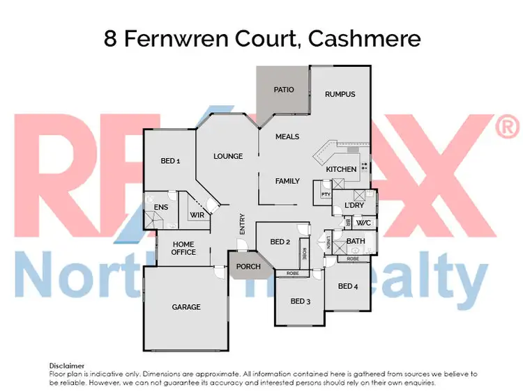 Floorplan of Homely house listing, 8 Fernwren Court, Cashmere QLD 4500