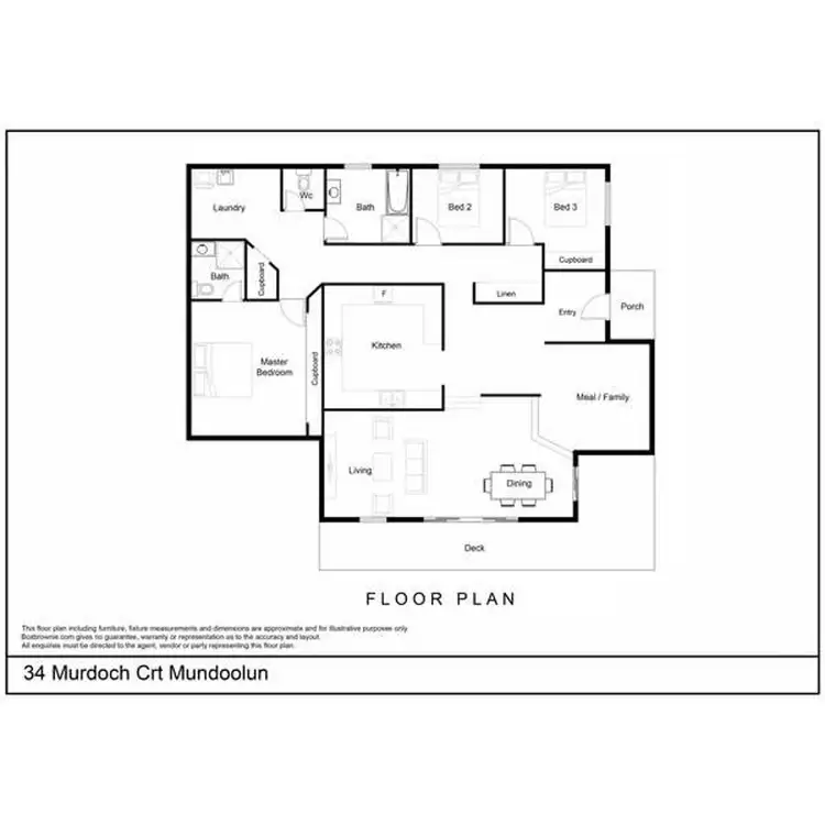 Floorplan of Homely rural property listing, 34-36 Murdoch Crt, Mundoolun QLD 4285
