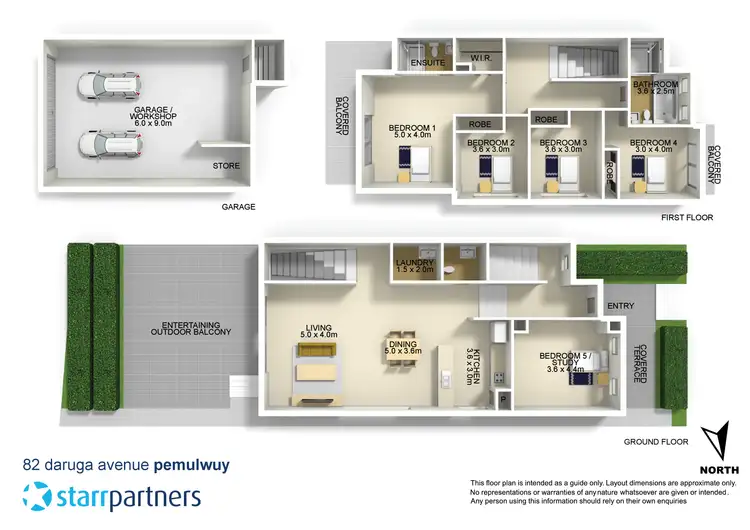 Floorplan of Homely house listing, 82 Daruga Avenue, Pemulwuy NSW 2145