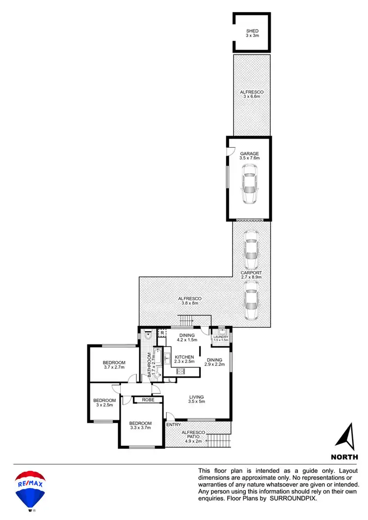 Floorplan of Homely house listing, 65 CAMBRIDGE STREET, Cambridge Park NSW 2747