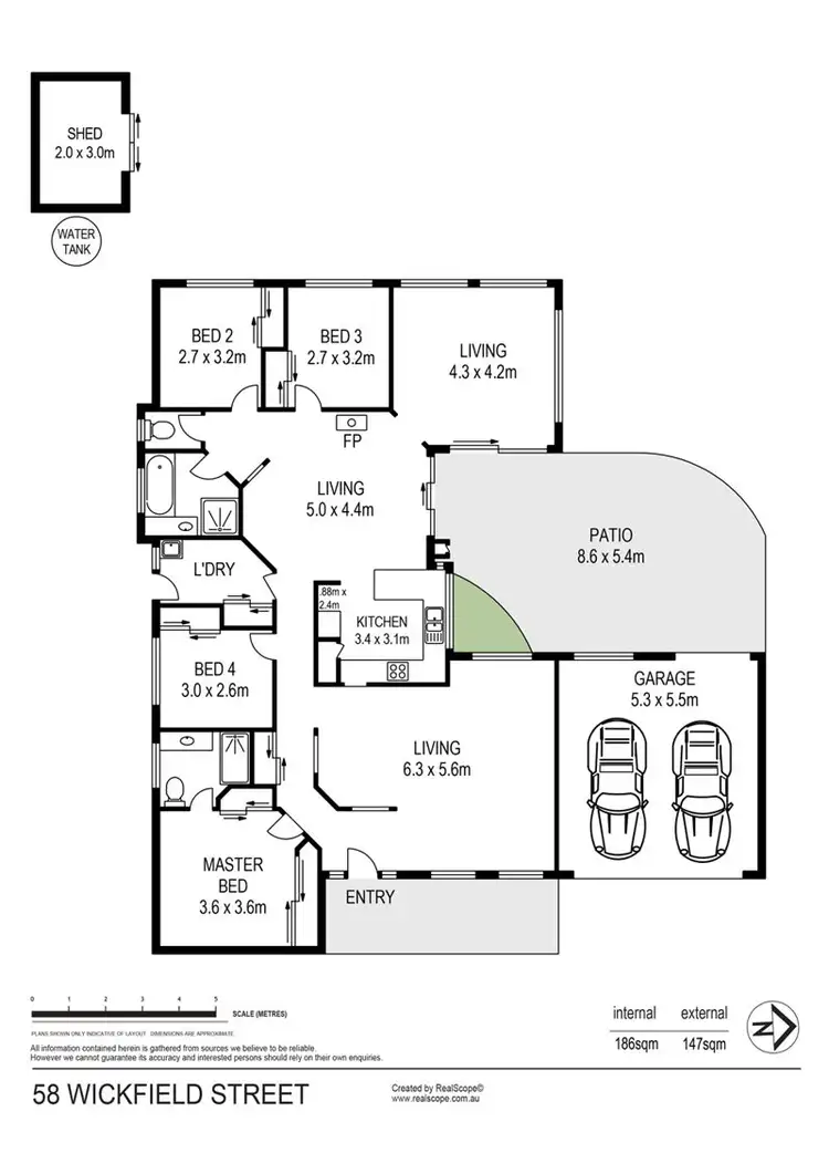 Floorplan of Homely house listing, 58 Wickfield Street, Bracken Ridge QLD 4017
