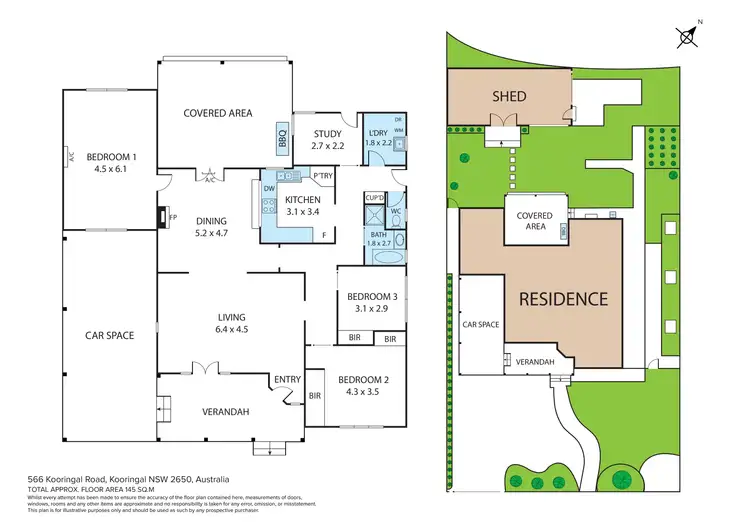 Floorplan of Homely house listing, 566 Kooringal Road, Kooringal NSW 2650