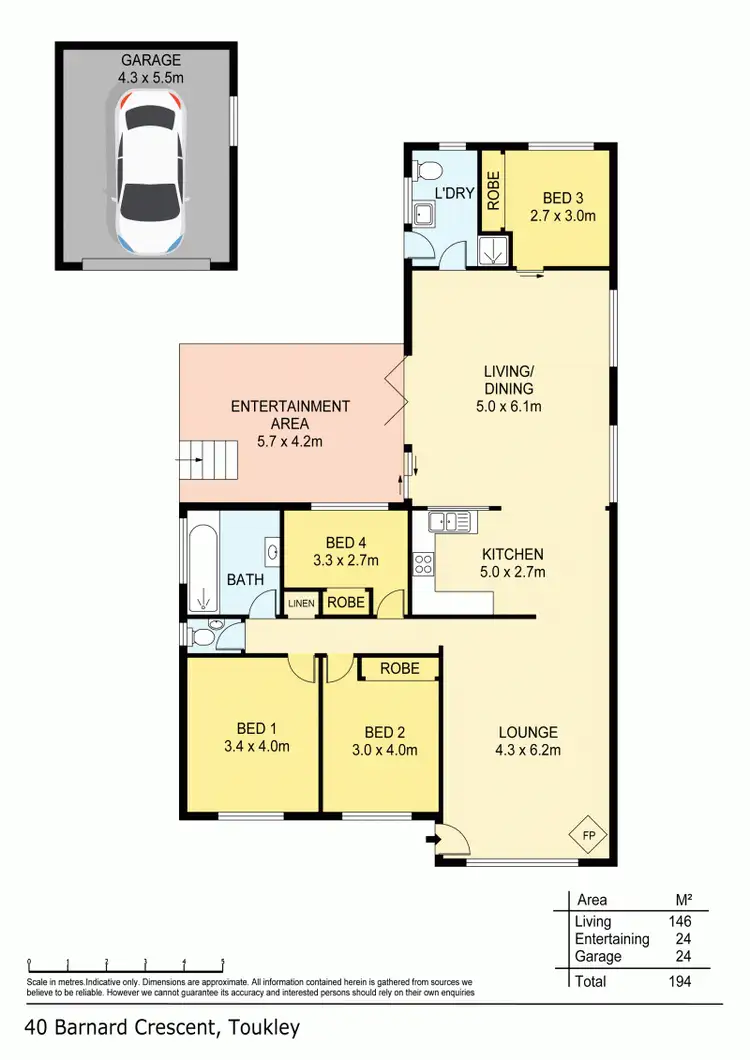Floorplan of Homely house listing, 40 Barnard Crescent, Toukley NSW 2263