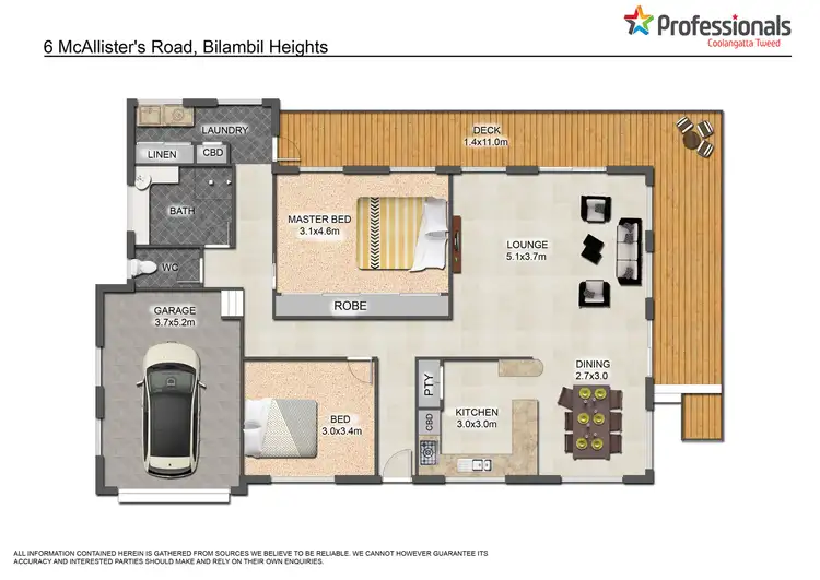 Floorplan of Homely house listing, 6 McAllisters Road, Bilambil Heights NSW 2486