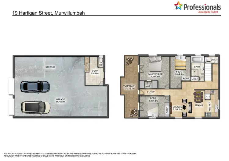 Floorplan of Homely house listing, 19 Hartigan Street, Murwillumbah NSW 2484