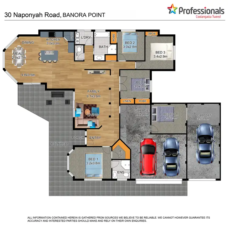 Floorplan of Homely house listing, 30 Naponyah Road, Terranora NSW 2486
