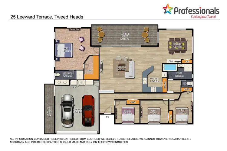 Floorplan of Homely house listing, 25 Leeward Terrace, Tweed Heads NSW 2485