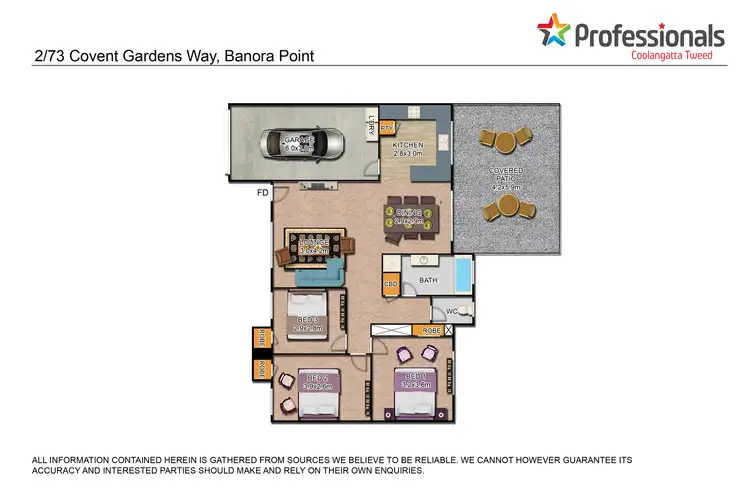 Floorplan of Homely house listing, 2/73 Covent Gardens Way, Banora Point NSW 2486