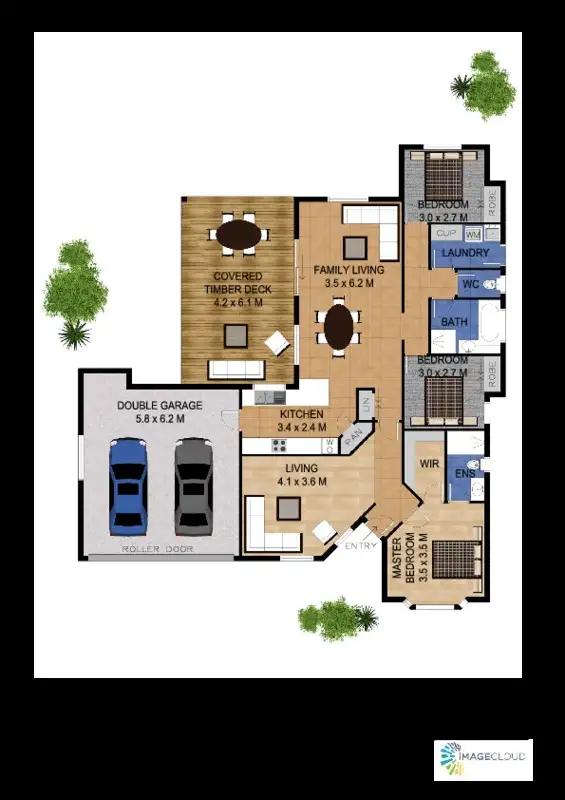 Floorplan of Homely house listing, 50 Kildare Drive, Banora Point NSW 2486