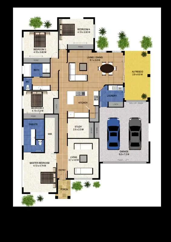 Floorplan of Homely house listing, 41 Mount Bilinga Circuit, Bilambil Heights NSW 2486