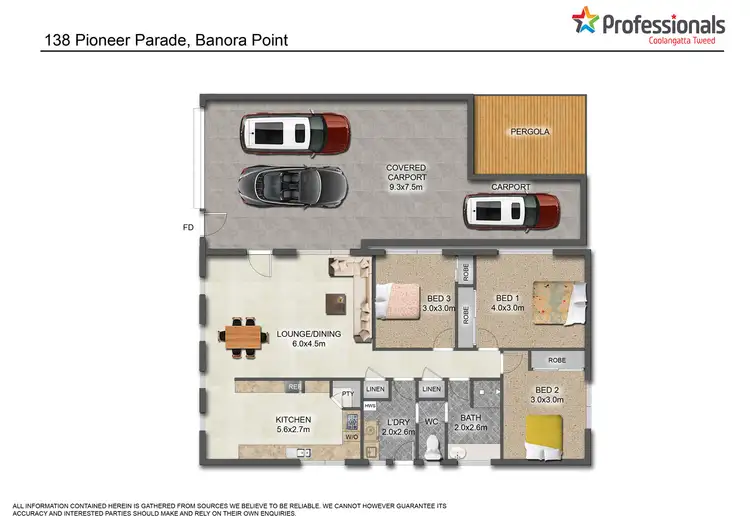 Floorplan of Homely house listing, 138 Pioneer Parade, Banora Point NSW 2486