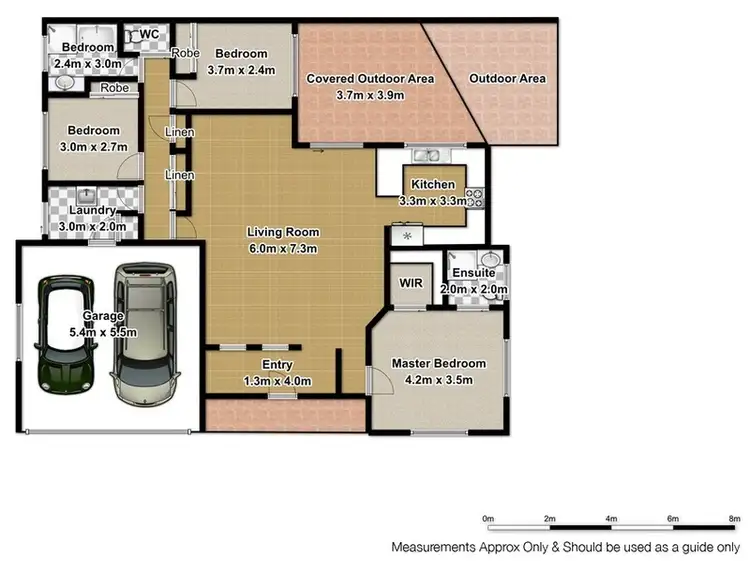 Floorplan of Homely semi-detached listing, 1/37 Flemington Street, Banora Point NSW 2486