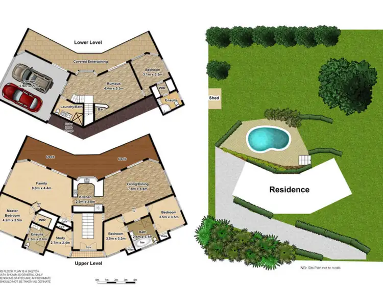 Floorplan of Homely house listing, 42 Parkes Lane, Terranora NSW 2486