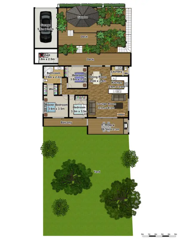 Floorplan of Homely house listing, 46 Lalina Avenue, Tweed Heads West NSW 2485