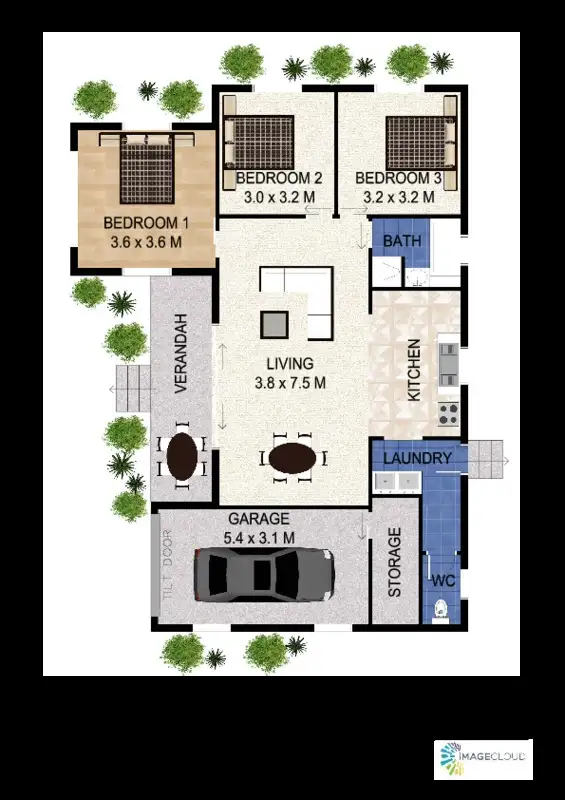 Floorplan of Homely house listing, 26 Ocean Drive, Chinderah NSW 2487