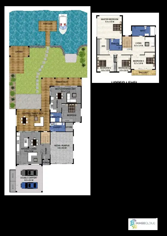 Floorplan of Homely house listing, 20 The Lakes Drive, Tweed Heads West NSW 2485