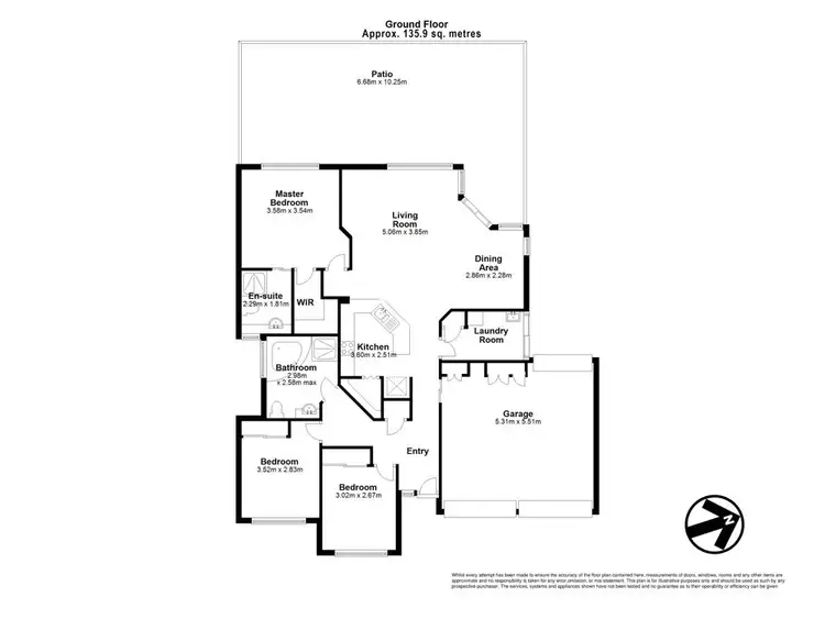 Floorplan of Homely house listing, 109 Wimbledon Circuit, Carseldine QLD 4034