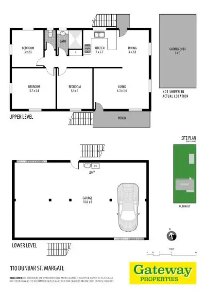 Floorplan of Homely house listing, 110 Dunbar St, Margate QLD 4019