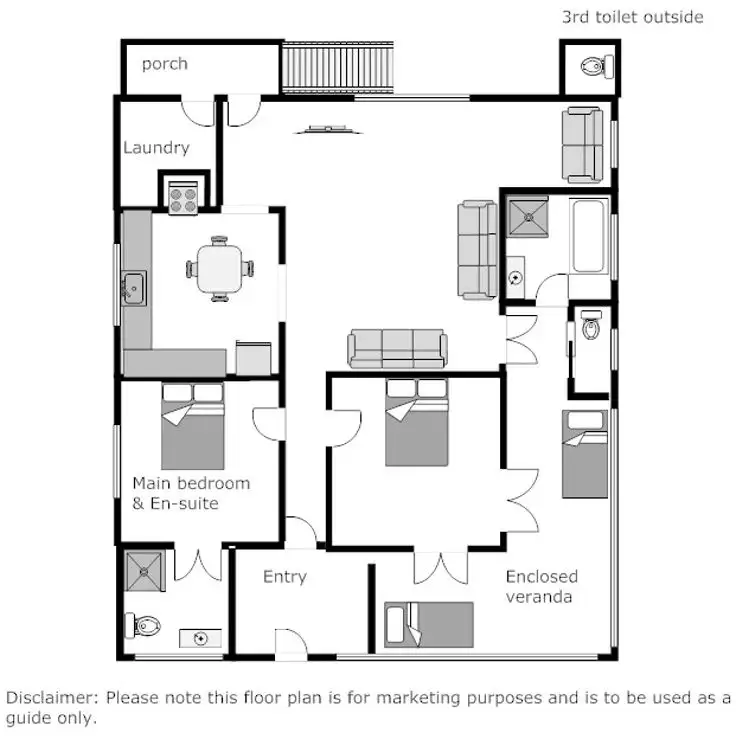 Floorplan of Homely house listing, 8 Short Street, Kyogle NSW 2474