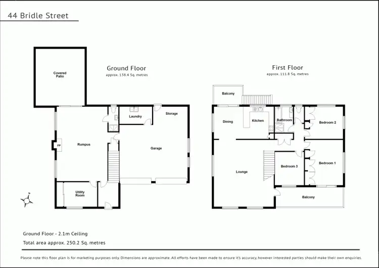 Floorplan of Homely house listing, 44 Bridle Street, Mansfield QLD 4122