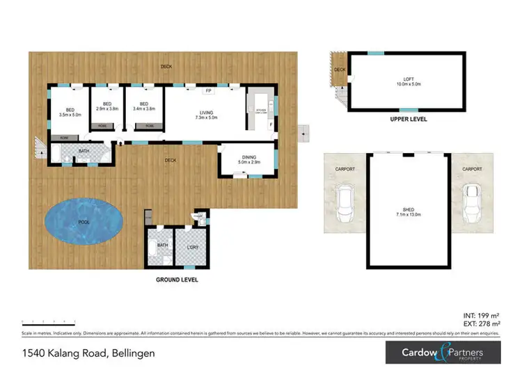 Floorplan of Homely rural property listing, 1540 Kalang Road, Bellingen NSW 2454