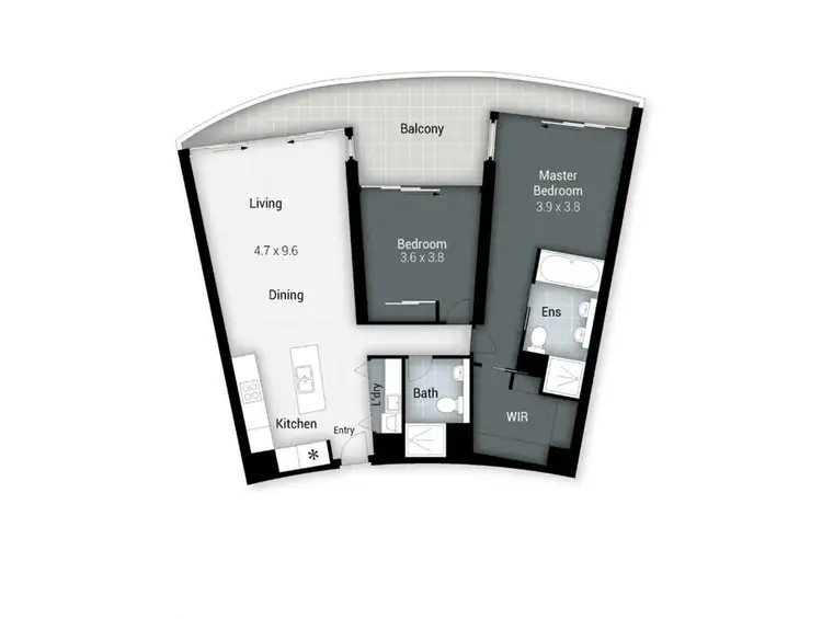 Floorplan of Homely apartment listing, 22303/21 Elizabeth Avenue, Broadbeach QLD 4218