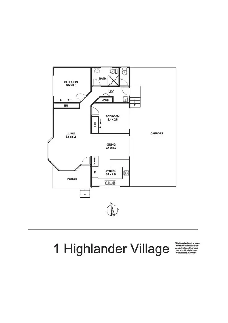 Floorplan of Homely house listing, 1/76 Glen Innes Road, Armidale NSW 2350