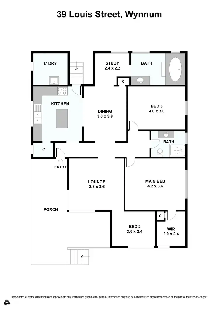Floorplan of Homely house listing, 39 Louis Street, Wynnum QLD 4178