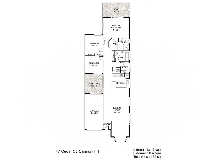 Floorplan of Homely house listing, 47 Cedar Street, Cannon Hill QLD 4170