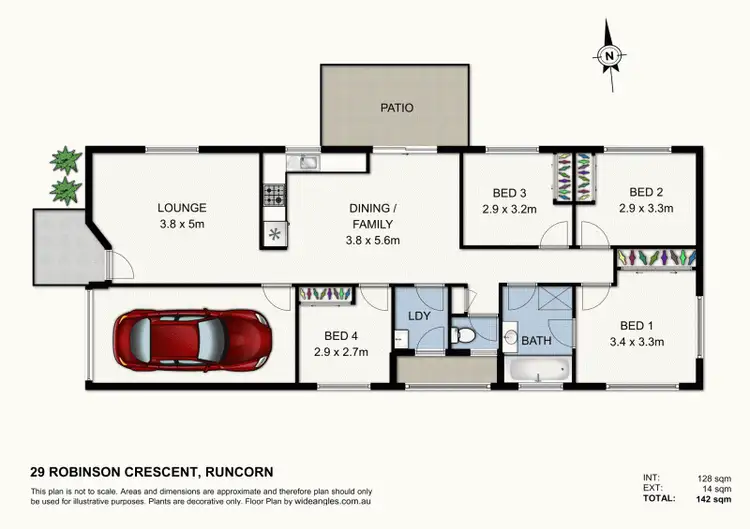 Floorplan of Homely house listing, 29 Robinson Crescent, Runcorn QLD 4113