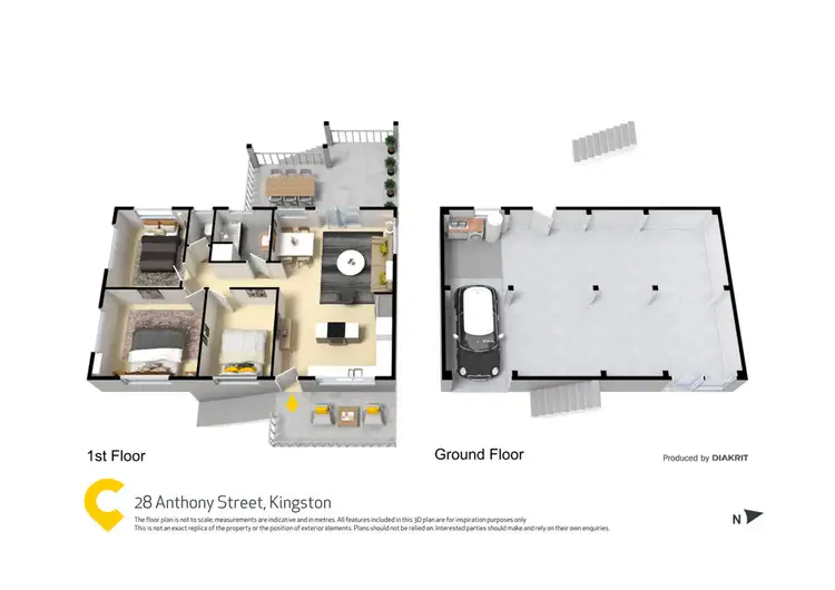 Floorplan of Homely house listing, 28 Anthony Street, Kingston QLD 4114