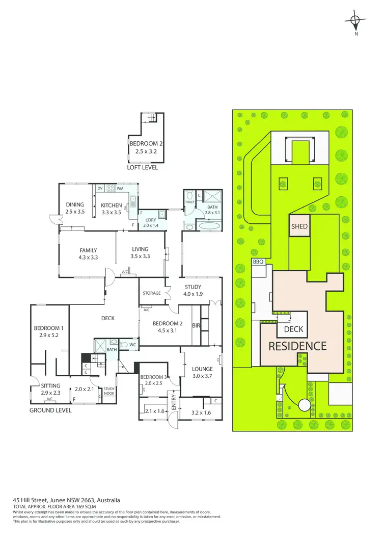 Floorplan of Homely house listing, 45 Hill St, Junee NSW 2663