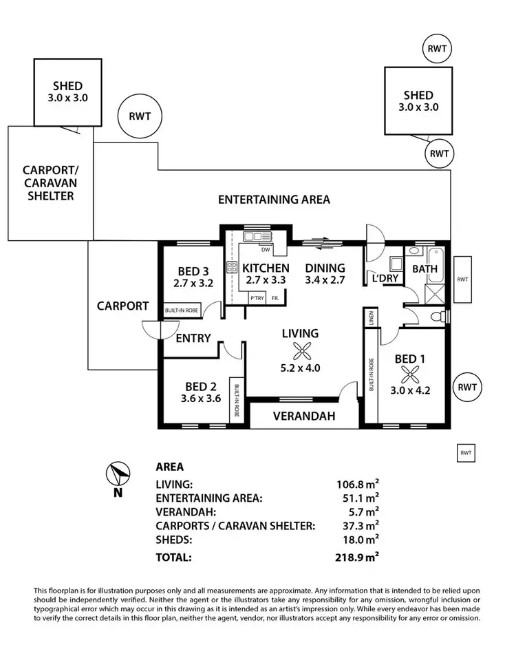 Floorplan of Homely house listing, 43 Charles Street, Murray Bridge SA 5253