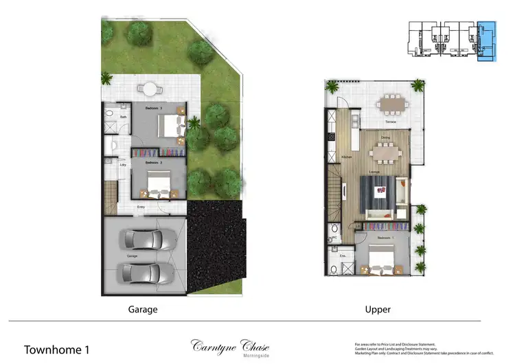 Floorplan of Homely townhouse listing, 25 Bundara Street, Morningside QLD 4170