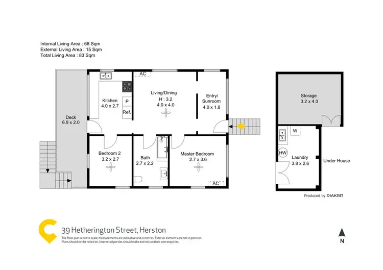 Floorplan of Homely house listing, 39 Hetherington Street, Herston QLD 4006