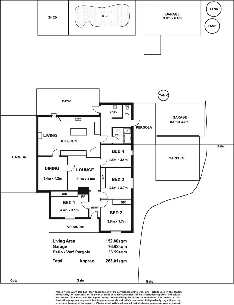 Floorplan of Homely house listing, 2 Michael Street, Eudunda SA 5374