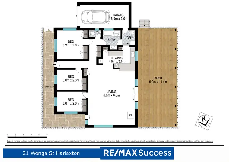 Floorplan of Homely house listing, 21 Wonga Street, Harlaxton QLD 4350