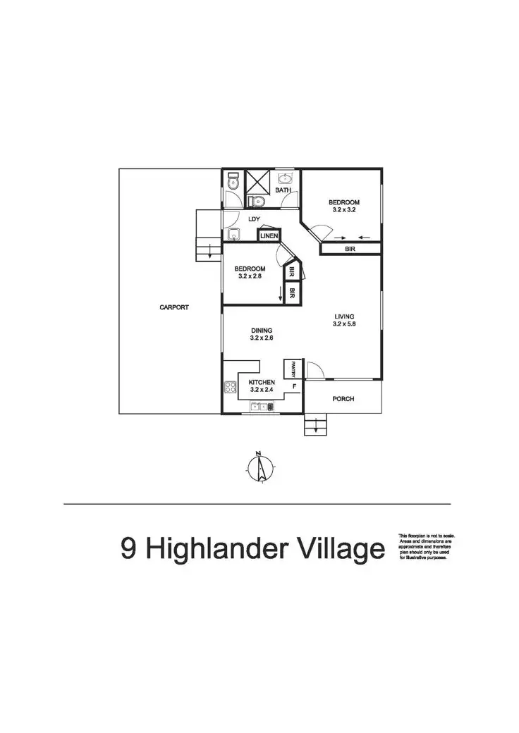Floorplan of Homely house listing, 9/76 Glen Innes Road, Armidale NSW 2350