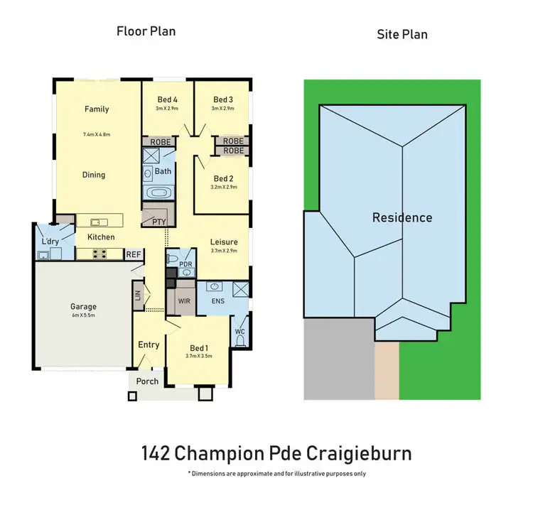 Floorplan of Homely house listing, 142 Champion Parade, Craigieburn VIC 3064