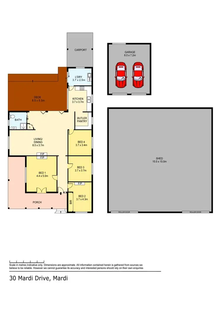 Floorplan of Homely house listing, 30 Mardi Road, Mardi NSW 2259