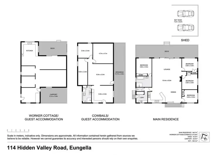 Floorplan of Homely rural property listing, 114 Hidden Valley Road, Mount Warning NSW 2484