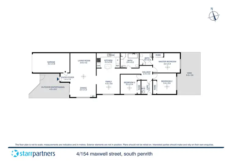 Floorplan of Homely villa listing, 4/154 Maxwell Street, South Penrith NSW 2750