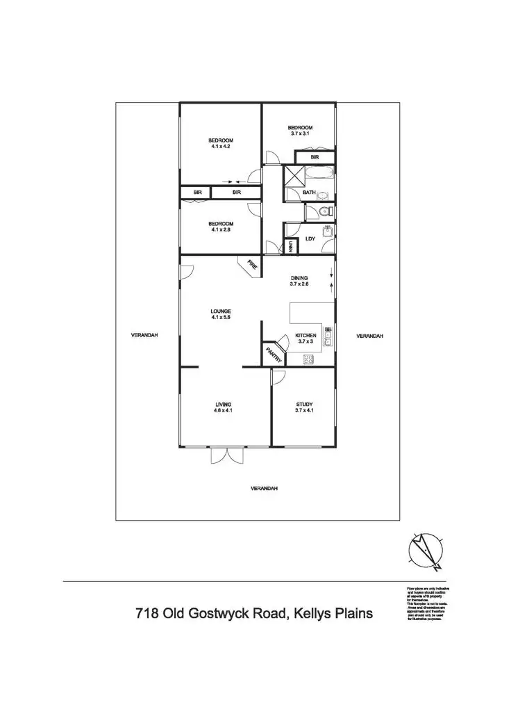 Floorplan of Homely house listing, 718 Old Gostwyck Road, Armidale NSW 2350